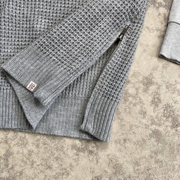 sovereign code crew‎ neck sweater gray mens size large Cotton Blend - Picture 6 of 12